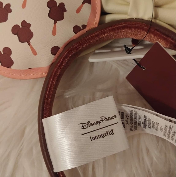 🤎FIRM! NWT DISNEY PARKS LOUNGEFLY MICKEY ICE CREAM BAR MINNIE MOUSE EAR HEADBAN - Picture 12 of 12